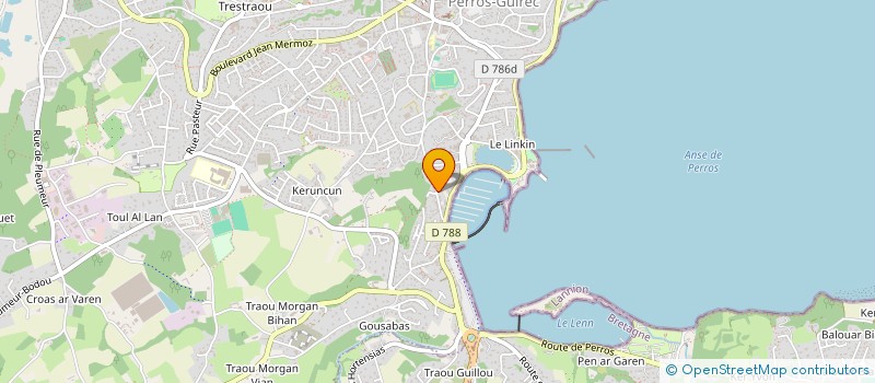 localisation de l'entreprise A TE LIER 22  PERROS-GUIREC