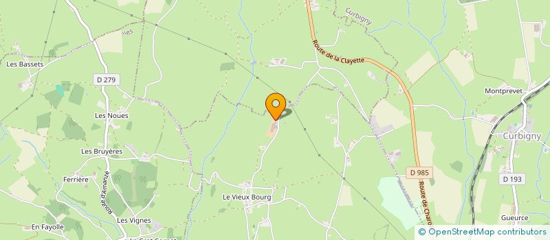 localisation de l'entreprise A TE LIER  LA CHAPELLE-SOUS-DUN