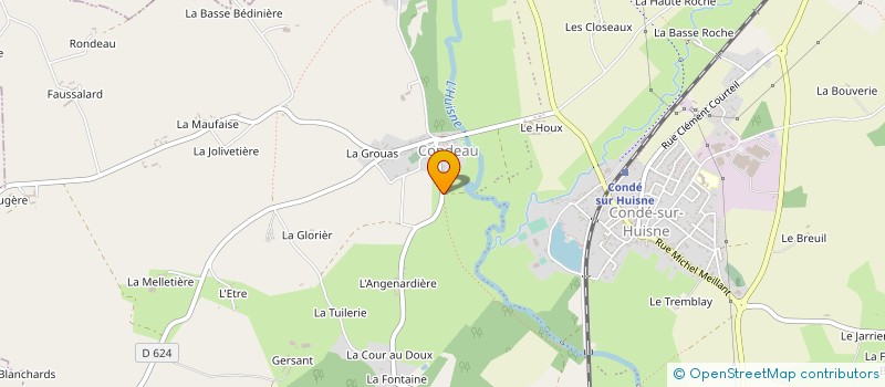 localisation de l'entreprise A TECH-MECA à SABLONS-SUR-HUISNE