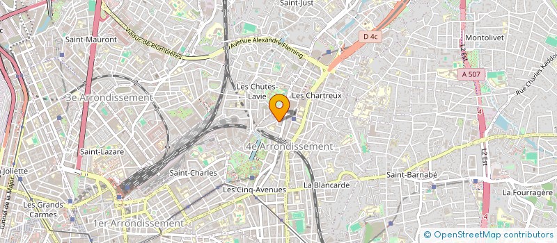 localisation de l'entreprise A TECHNOLOGIE à MARSEILLE 4EME