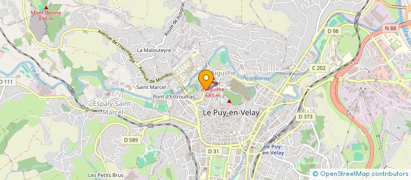 localisation de l'entreprise A TEMPO LE PUY à LE PUY-EN-VELAY