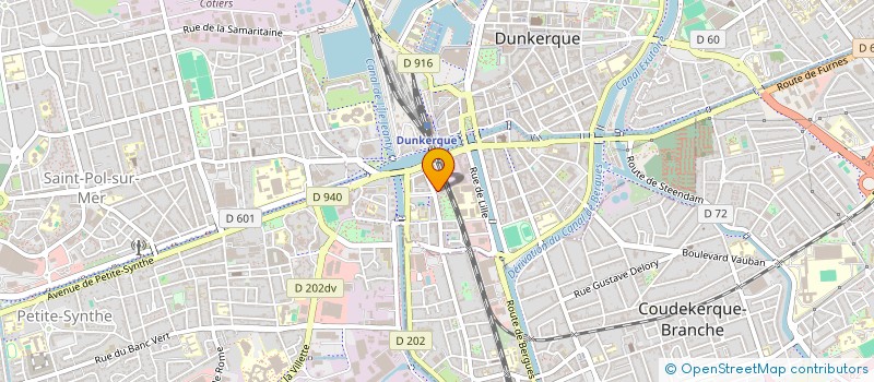 localisation de l'entreprise A TES COTES à DUNKERQUE