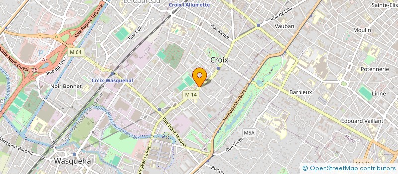 localisation de l'entreprise A TES COUVERTS ! à CROIX