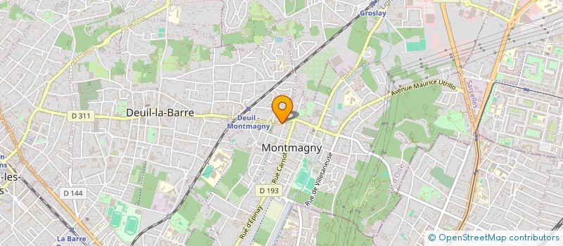 localisation de l'entreprise A. TET ANSNM DE PARIS  MONTMAGNY