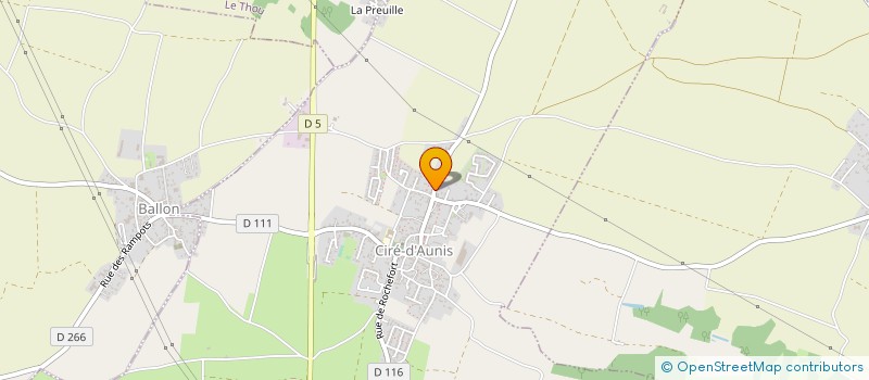 localisation de l'entreprise A'THOU ELEC  CIRE-D'AUNIS