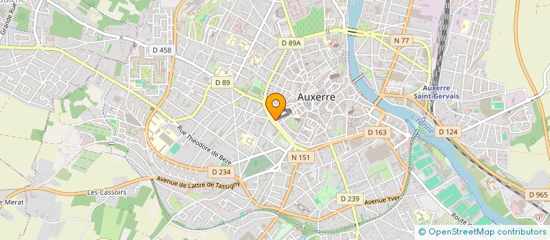 localisation de l'entreprise A TIRE D AILE à AUXERRE