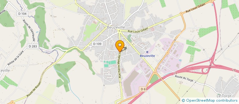 localisation de l'entreprise A TIRE D'AILES  PONT-AUDEMER