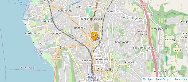 localisation de l'entreprise A TIRE D'L à AIX-LES-BAINS