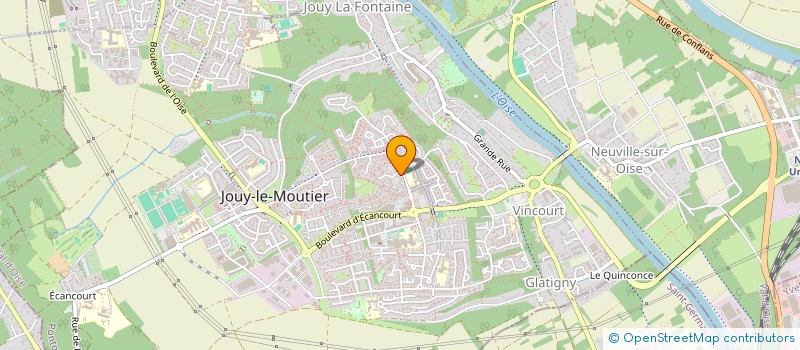 localisation de l'entreprise A TIRE DE 4L  JOUY-LE-MOUTIER