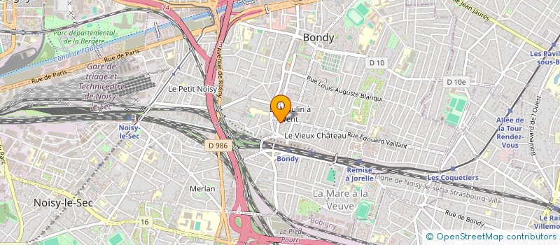 localisation de l'entreprise A&TM INVEST  ET FINANCE  BONDY