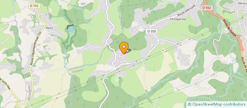 localisation de l'entreprise A. TOFFOLO MATERIAUX à USTARITZ