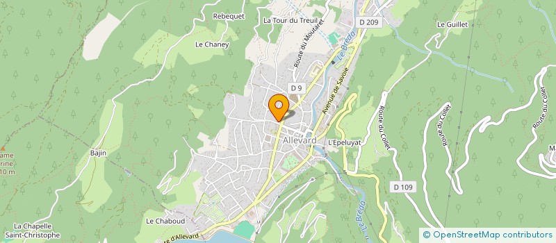 localisation de l'entreprise A TOI DE JOUER  ALLEVARD