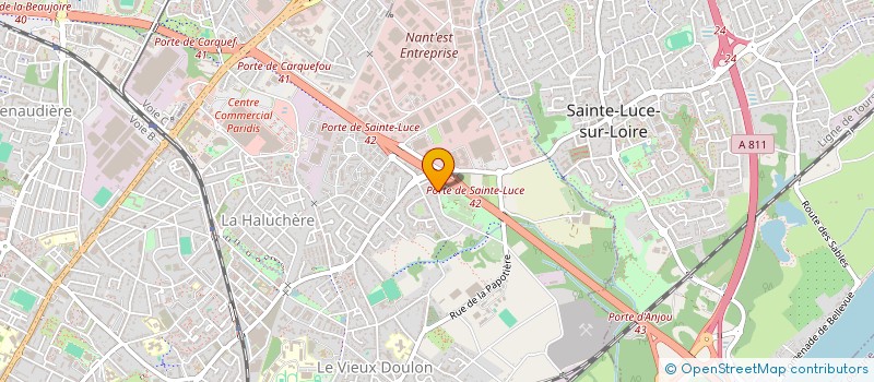 localisation de l'entreprise A' TOM PEINT à NANTES