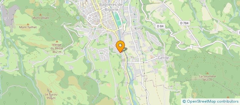 localisation de l'entreprise A TON SPORT  BAGNERES-DE-BIGORRE