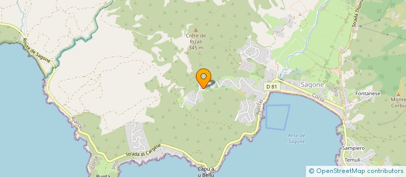 localisation de l'entreprise A TORRACCIA à VICO
