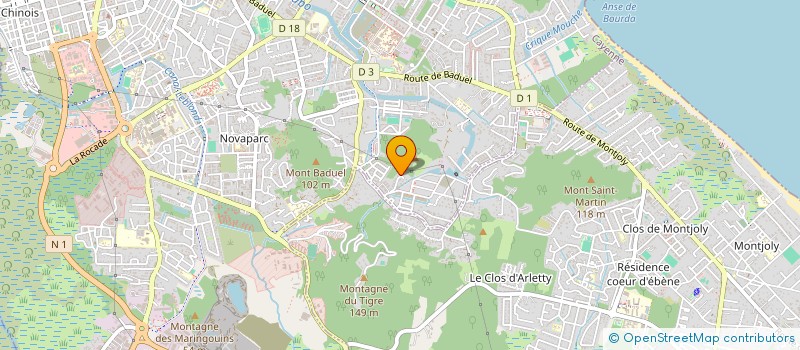 localisation de l'entreprise A TOU MO  CAYENNE