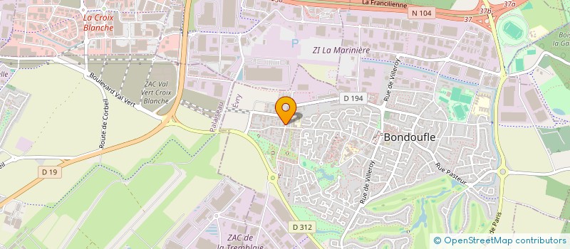 localisation de l'entreprise A TOU MO à BONDOUFLE