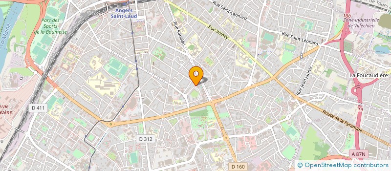 localisation de l'entreprise A TOUE LOIRE à ANGERS