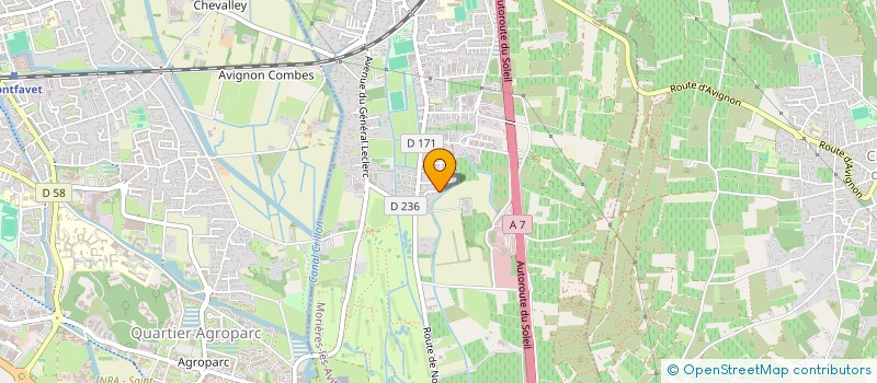 localisation de l'entreprise A TOUR DE ROLE  MORIERES-LES-AVIGNON