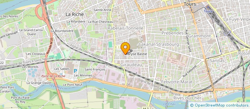 localisation de l'entreprise A TOURS DE MAINS à TOURS