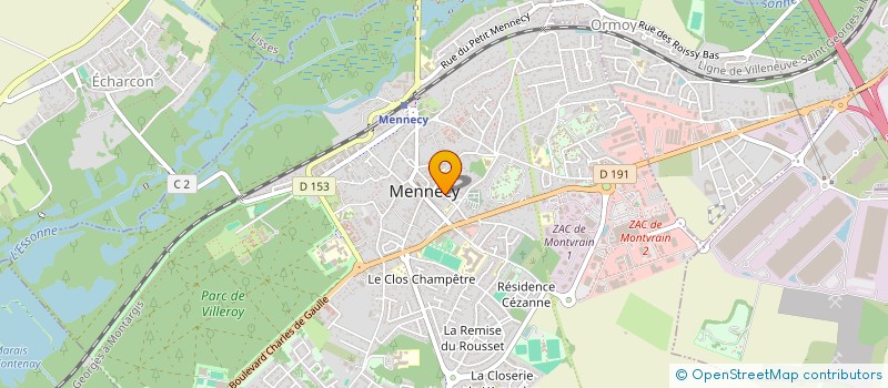 localisation de l'entreprise A TOUS CONSEILS à MENNECY