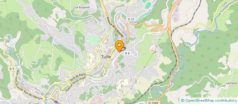 localisation de l'entreprise A TOUS JAZZ à TULLE