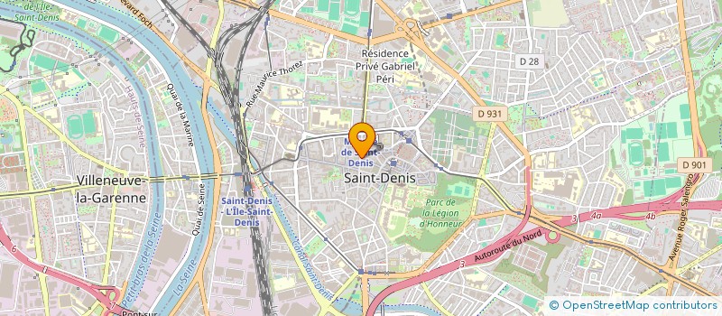 localisation de l'entreprise A TOUS LES ETAGES à SAINT-DENIS