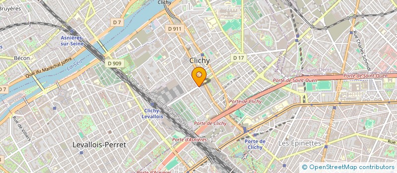 localisation de l'entreprise A TOUS LES SPORTS à CLICHY