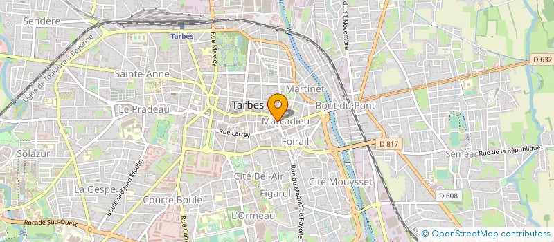 localisation de l'entreprise A TOUS PRETS  BAZET