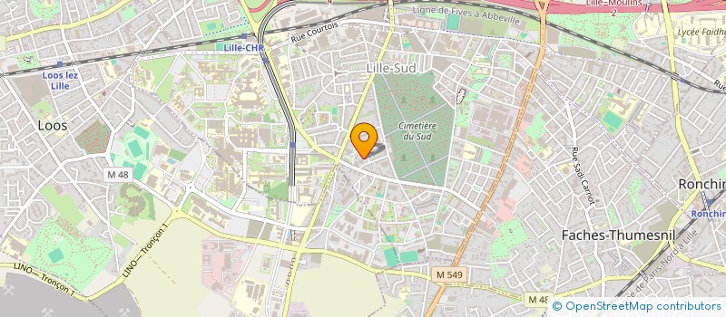 localisation de l'entreprise A TOUS SERVICES à LILLE