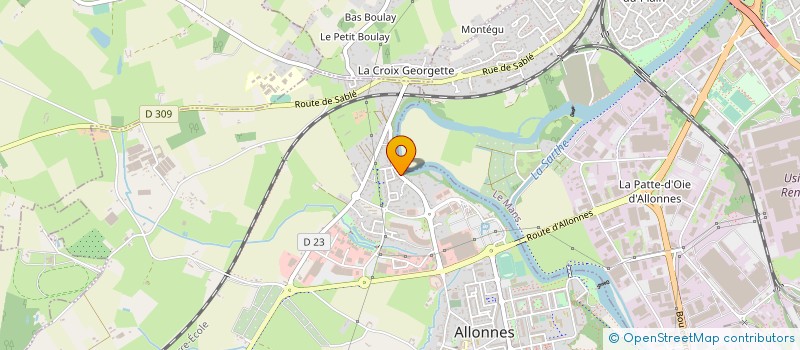 localisation de l'entreprise A TOUS SERVICES  ALLONNES