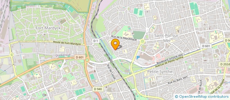 localisation de l'entreprise A TOUS VENTS à DUNKERQUE