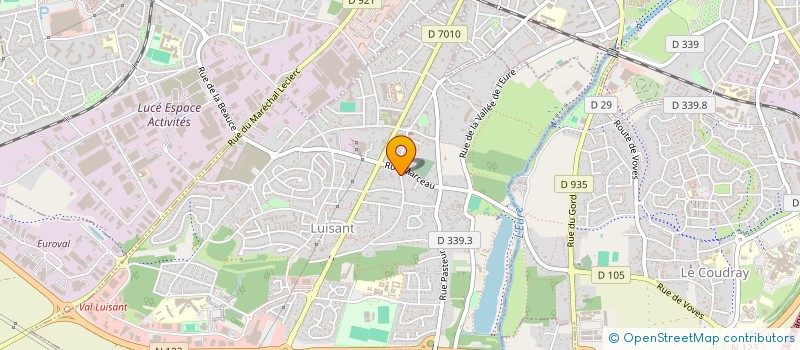 localisation de l'entreprise A TOUT BOUT D'CHANT à LUISANT
