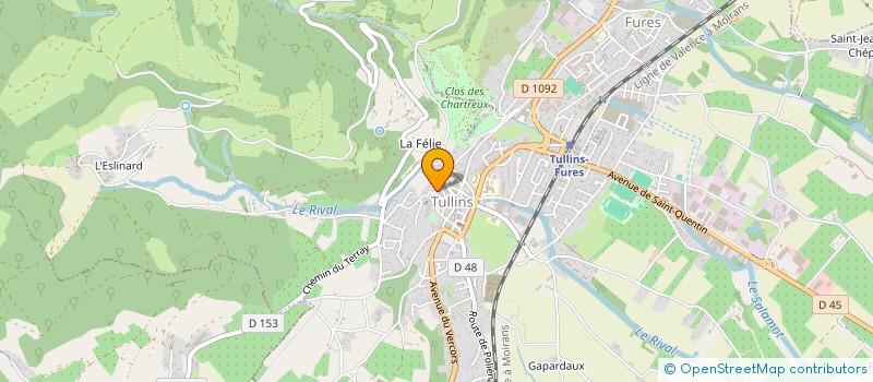 localisation de l'entreprise A TOUT BOUT D'CHOUX à TULLINS