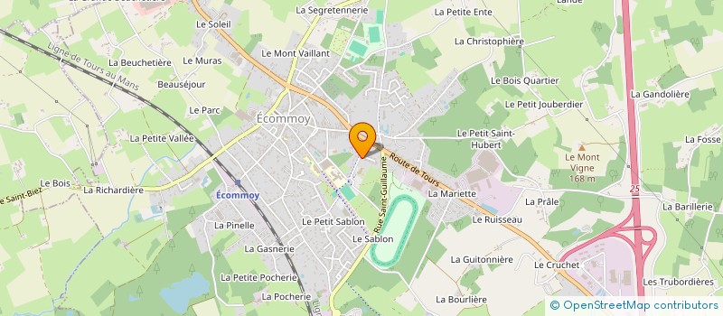 localisation de l'entreprise A TOUT COEUR à ECOMMOY