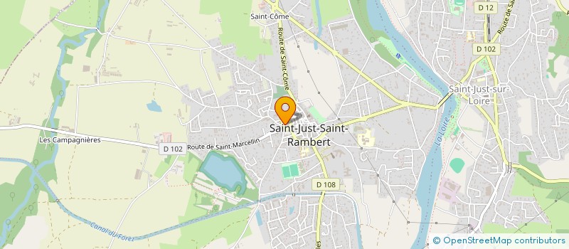 localisation de l'entreprise A'TOUT'ENERGIES  SAINT-JUST-SAINT-RAMBERT