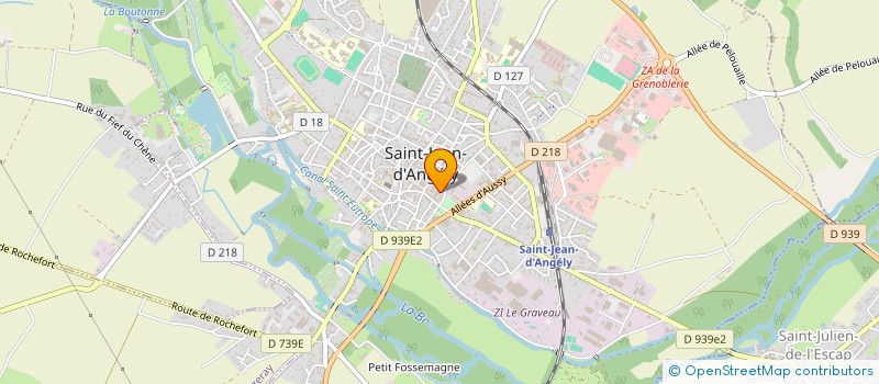 localisation de l'entreprise A TOUT NET 17  SAINT-JEAN-D'ANGELY
