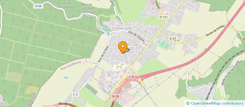 localisation de l'entreprise A TOUT POSITIF  ISNEAUVILLE