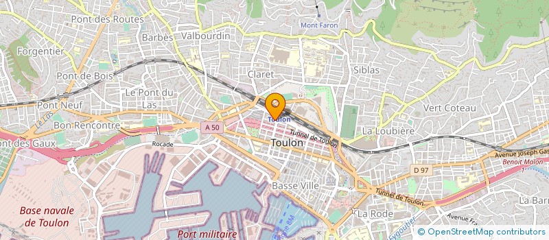 localisation de l'entreprise A TOUT PRET 83  TOULON