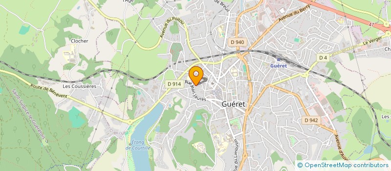 localisation de l'entreprise A TOUT PRIX IMMOBILIER 23 à GUERET