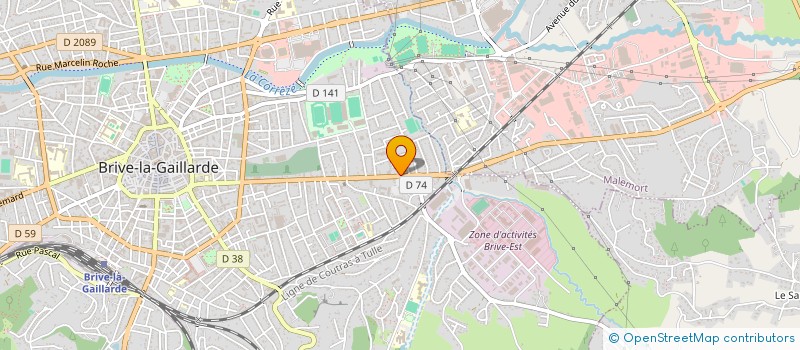 localisation de l'entreprise A TOUT VENANT RESSOURCERIES à BRIVE-LA-GAILLARDE