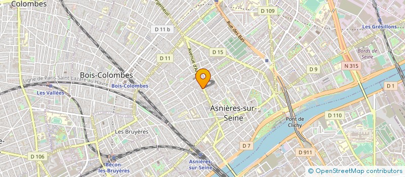 localisation de l'entreprise A TOUTE VAPEUR à ASNIERES-SUR-SEINE