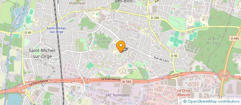 localisation de l'entreprise A TOUTE VTC à SAINT-MICHEL-SUR-ORGE