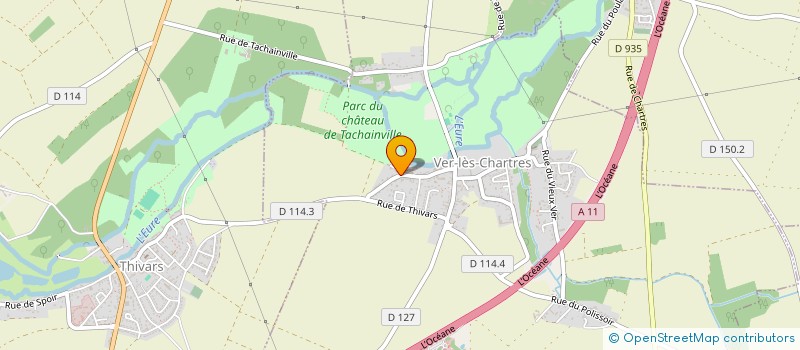 localisation de l'entreprise A TRAVERS CHANT à VER-LES-CHARTRES