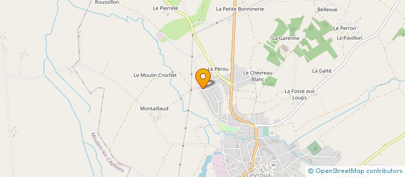 localisation de l'entreprise A TRAVERS CHANTS à LEVROUX