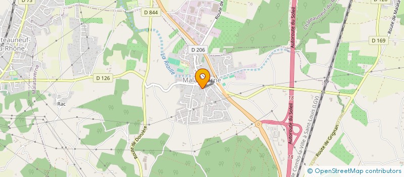 localisation de l'entreprise A TRAVERS CHANTS à MALATAVERNE