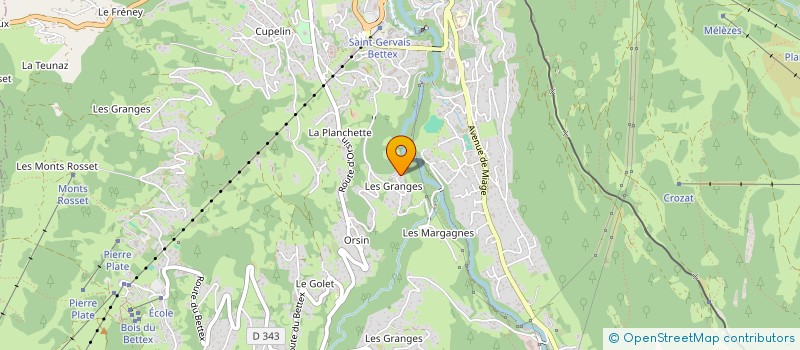 localisation de l'entreprise A TRAVERS LES SOMMETS  SAINT-GERVAIS-LES-BAINS