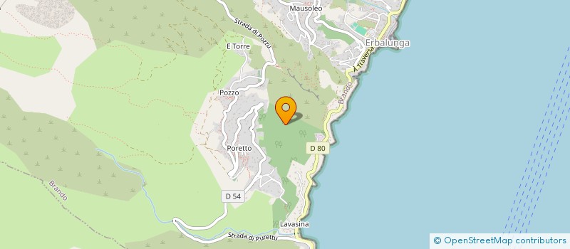 localisation de l'entreprise A TRAVERSA à BRANDO