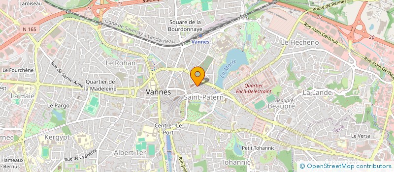 localisation de l'entreprise A TRIBORD à VANNES