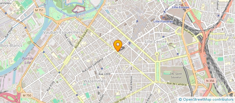 localisation de l'entreprise A.TUTELA à LILLE